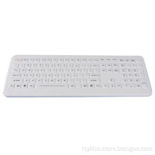 IP65 dynamic rated & ruggedized silicone industrial keyboar